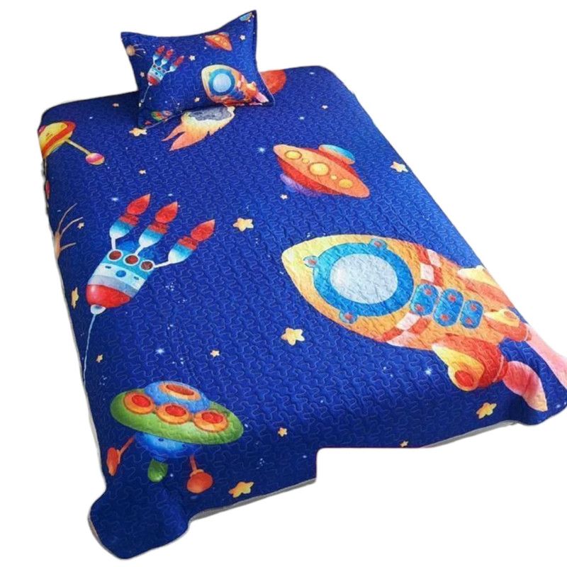 GENERICO - Cobertor De Verano 15 Plazas Quilt + 1 Funda Cubrecama 180x230cm