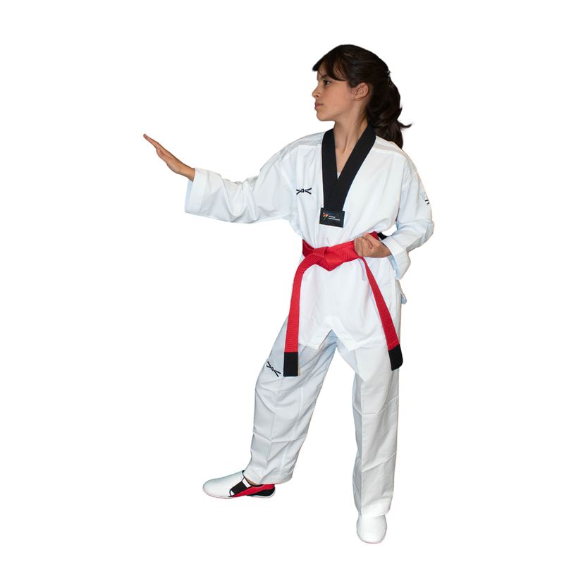 GENERICO - Dobok Taekwondo Tela Ultraliviana y Elasticada TaeSó Elite TALLAS 130 CM