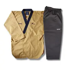 GENERICO - Dobok Poomsae HombreMujer +50 Dorado TaeSó TALLA 170 CM