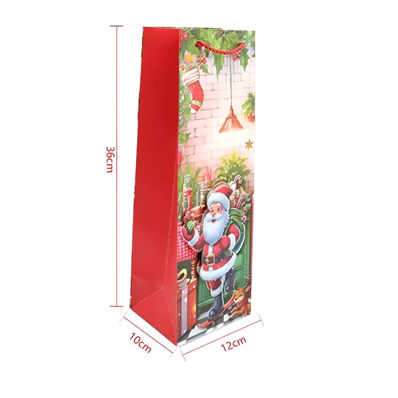 GENERICO - Pack 12 Bolsas Navidad 3d