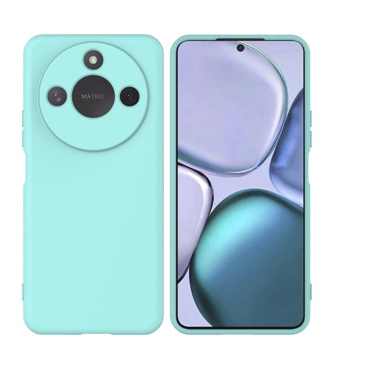JOIGO - Carcasa Funda Para Honor X9C Smart 5G Goma Celeste