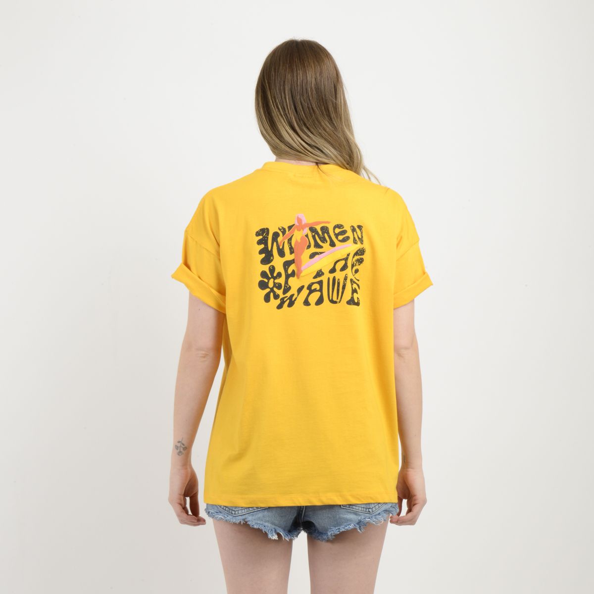 O'NEILL - POLERA MANGA CORTA WOTW T-SHIRT AMARILLO