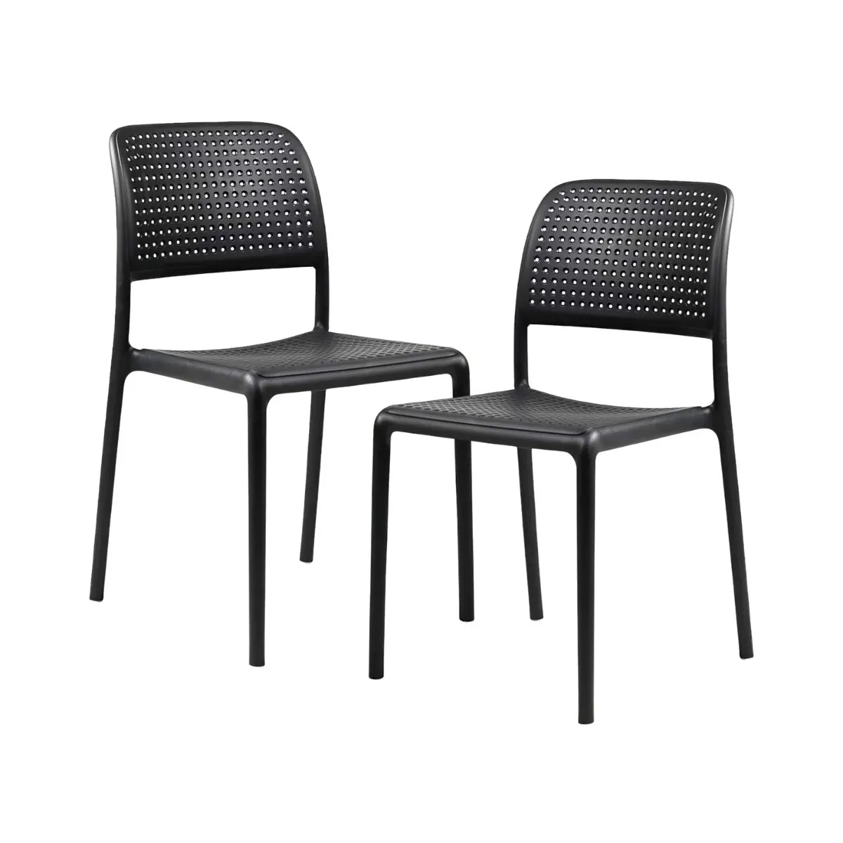 HABITA2 CHILE - Pack 2 Silla terraza urban black