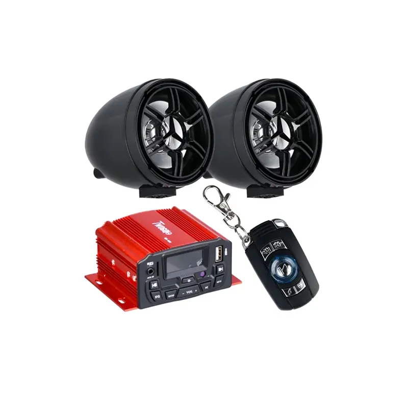 GENERICO - Alarma Motocicleta Amplificador Parlantes Control De Mando