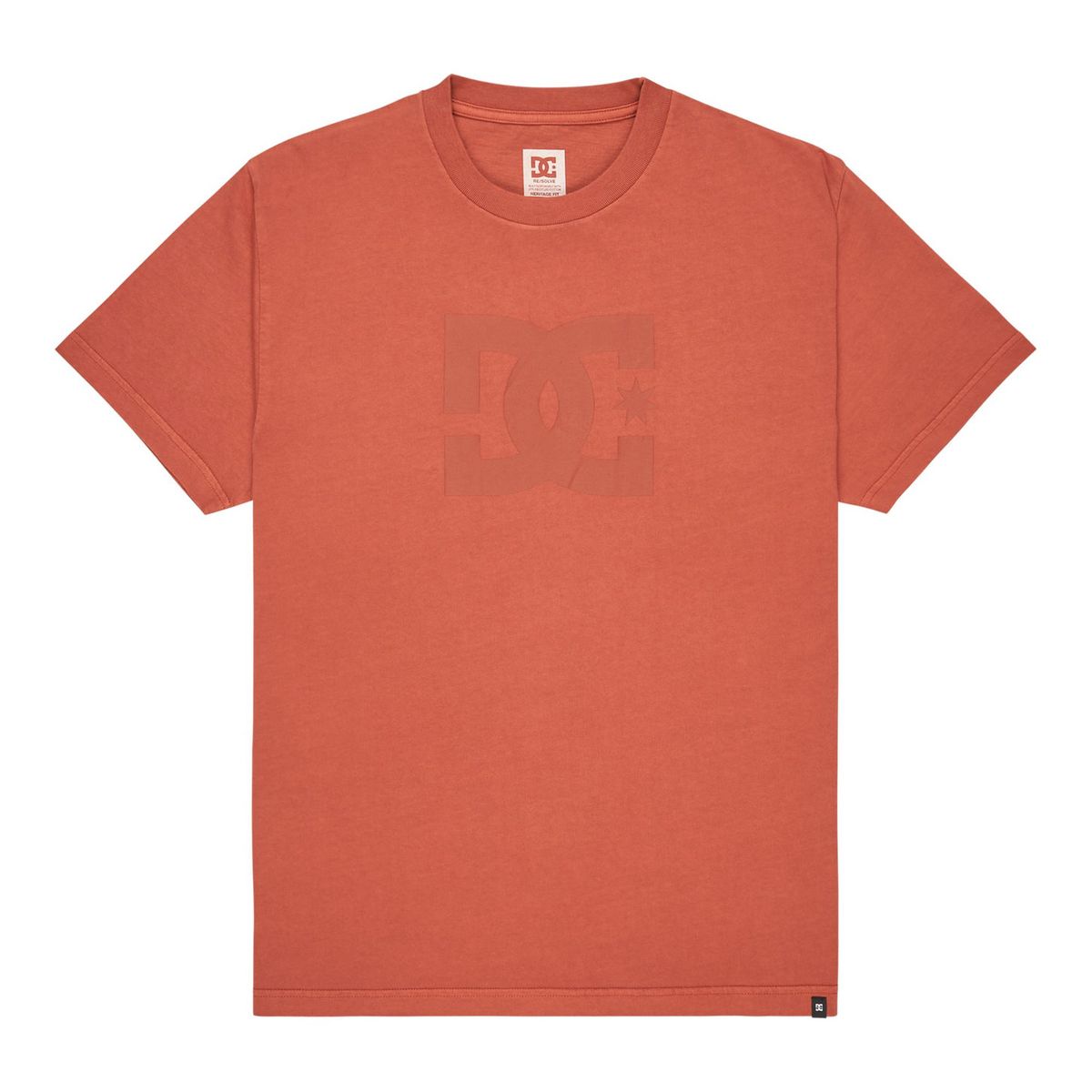 DC SHOES - Polera Hombre Star Pigment Dye Hss  Naranja DC