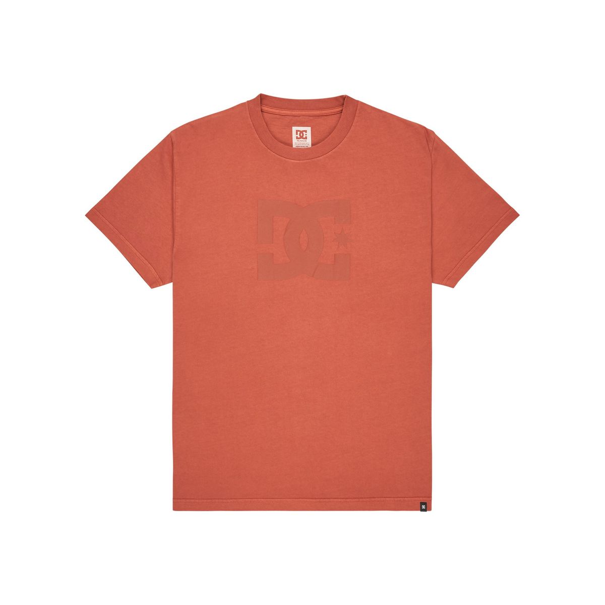 DC SHOES - Polera Hombre Star Pigment Dye Hss  Naranja DC