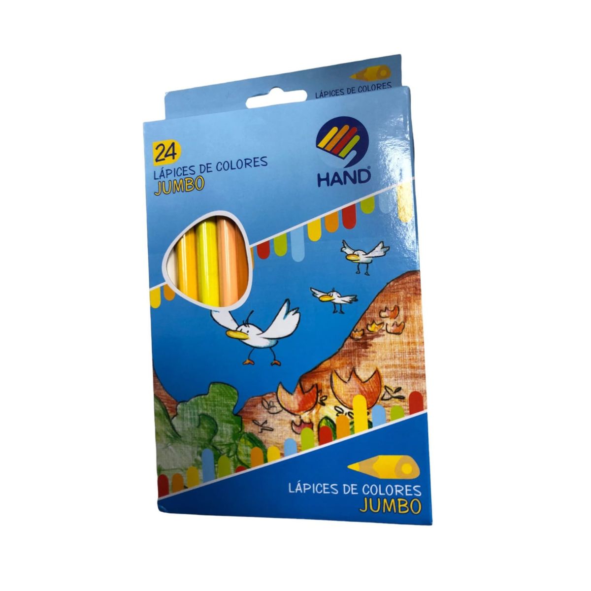 HAND - Lapices de colores Jumbo Hand (24 colores)