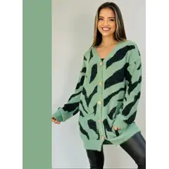 GENERICO - CHALECO MALENA PRINT ESTILO CASUAL