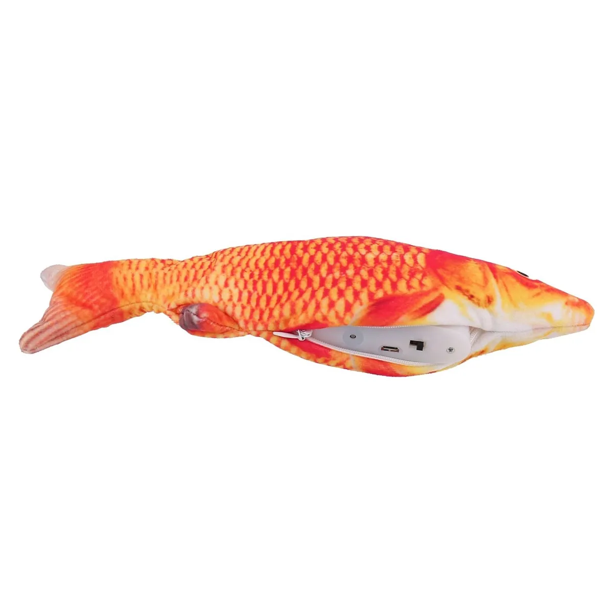 GENERICO - Pescado Interactivo Para Gatos Naranjo