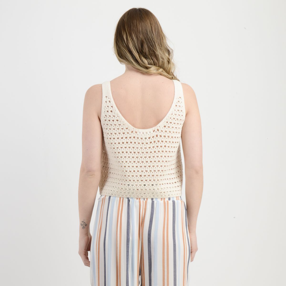 O'NEILL - POLERA TEJIDA SIN MANGAS RYAN BEIGE