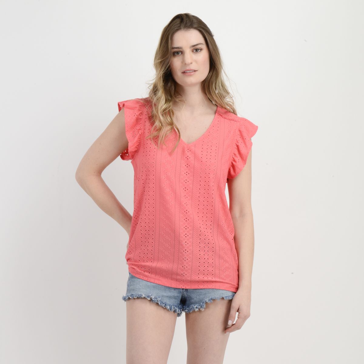 O'NEILL - POLERA SIN MANGAS TALLIE NARANJO CLARO