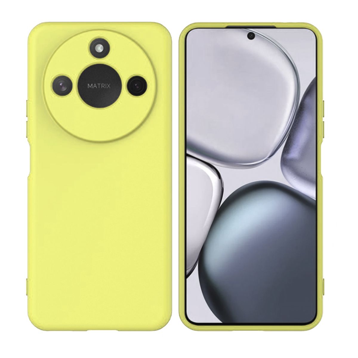 JOIGO - Carcasa Funda Para Honor X9C Smart 5G Goma Amarillo