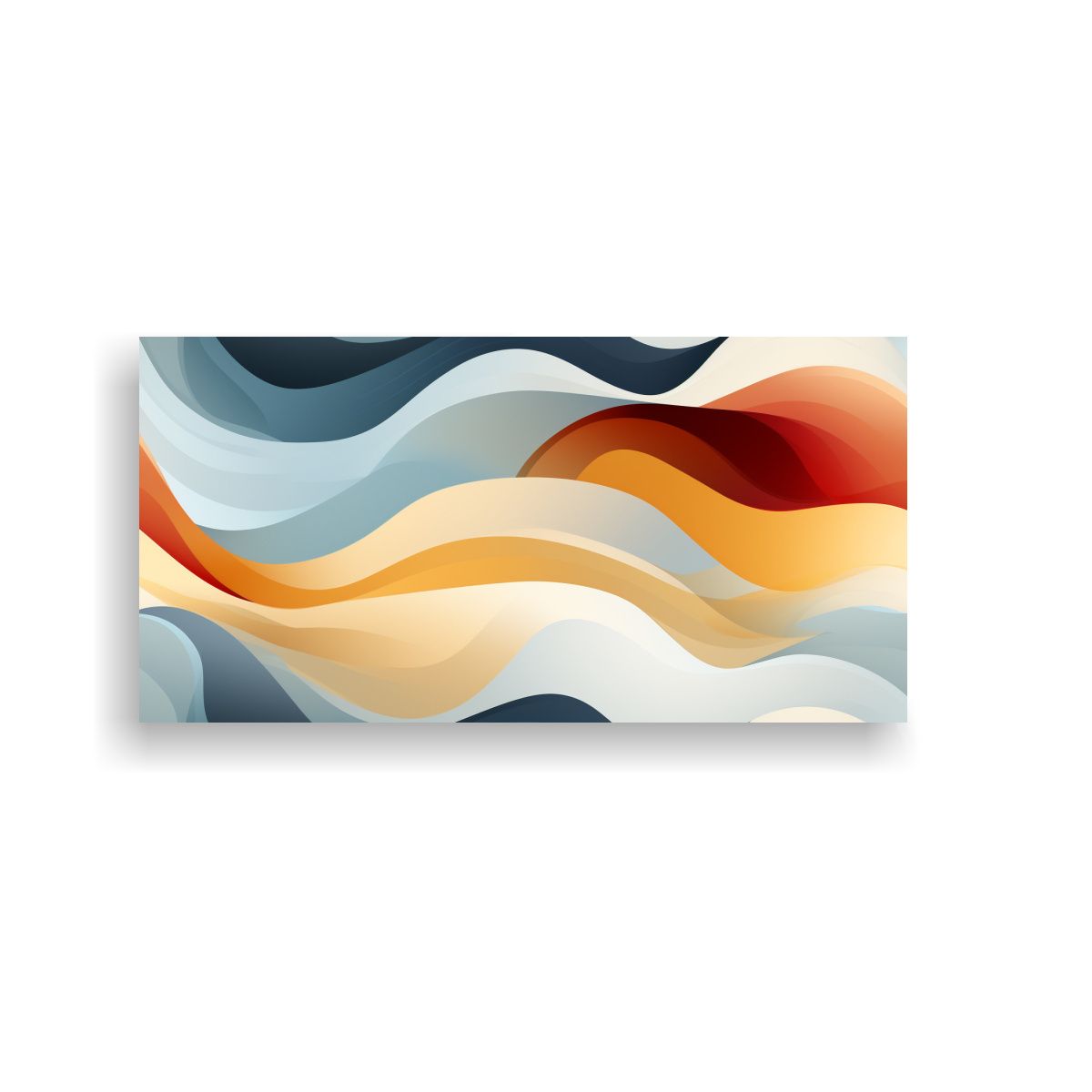 GENERICO - Pinturas Decorativas Con Formas Abstractas Y 140x70 Cm