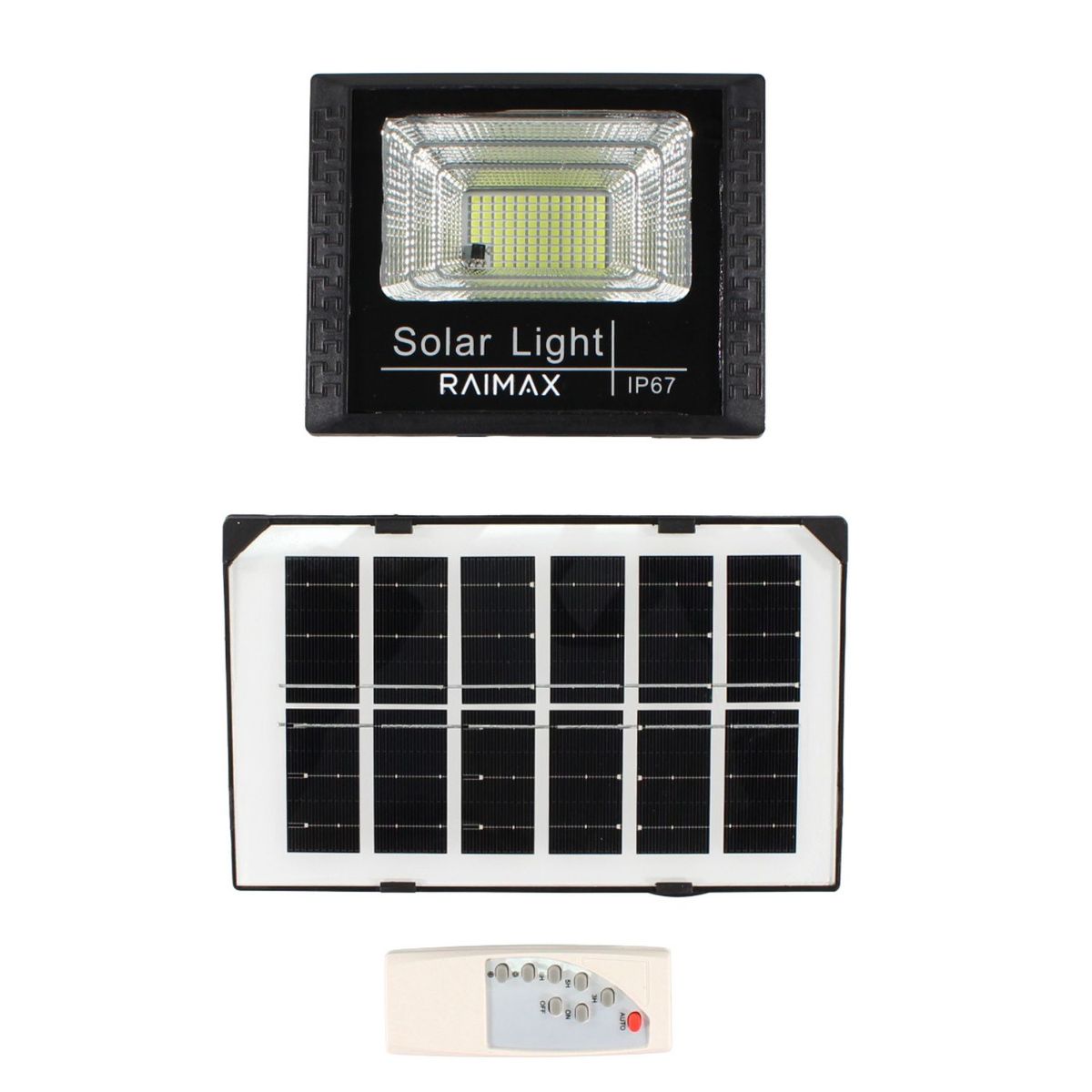 GENERICO - Reflector Solar 100W IP67 LED Con Sensor Y Control Raimax - SC