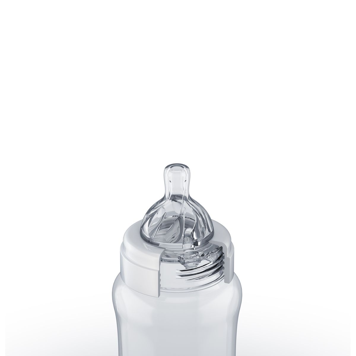 BEBEK - Mamadera Clásico 150Ml-Tetina Senseflo Flujo Lento Bebek