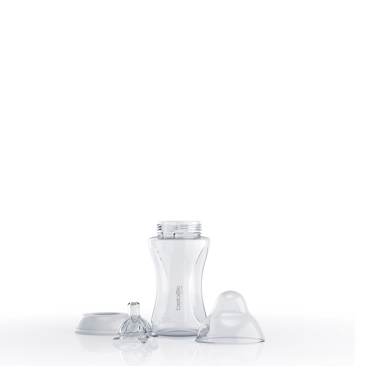 BEBEK - Mamadera Plus 240Ml - Tetina Senseflo Fl Medio Bebek