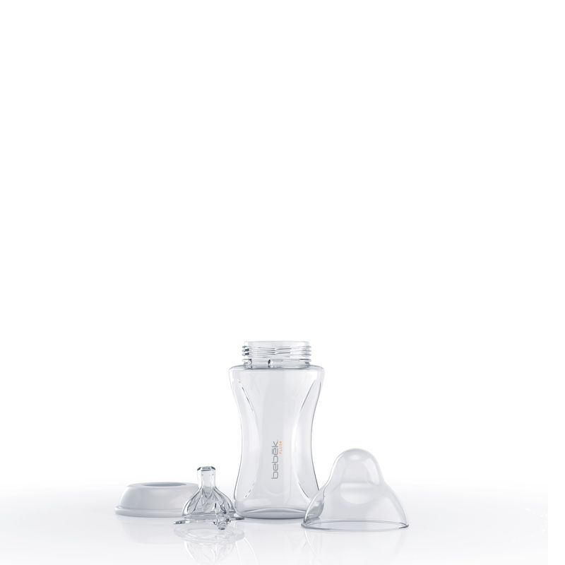 BEBEK - Mamadera Plus 240Ml - Tetina Senseflo Fl Medio Bebek