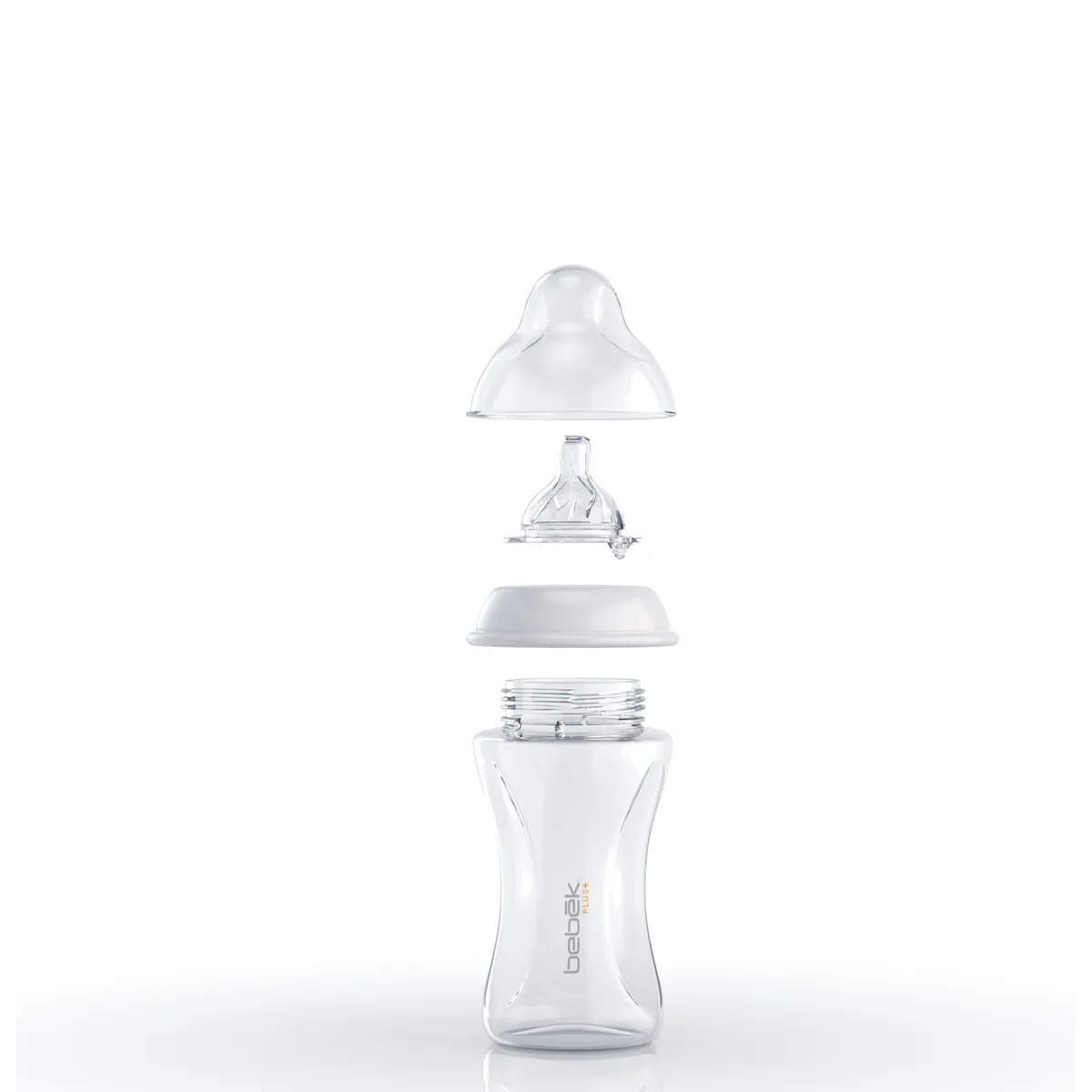 BEBEK - Mamadera Plus 240Ml - Tetina Senseflo Fl Medio Bebek