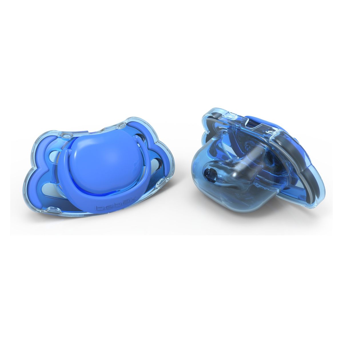 BEBEK - Pack De 2 Chupetes - Forma Ortodontica 6-12 M Bebek