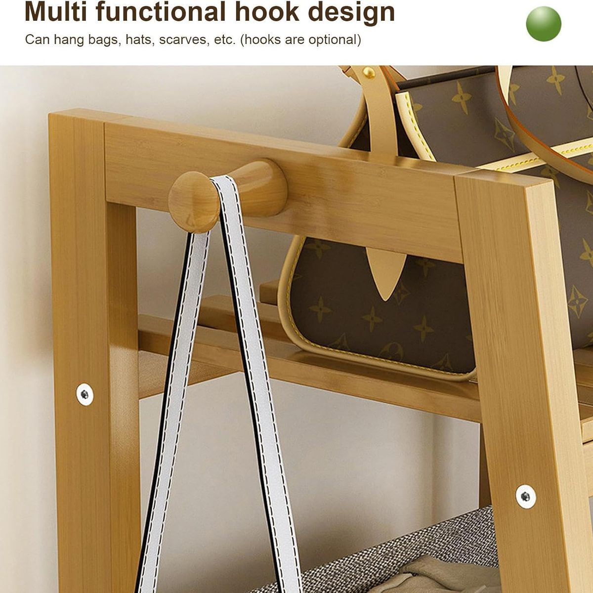 HABITA2 CHILE - Closet Organizador Abierto de Bambú  Diseño Escalera