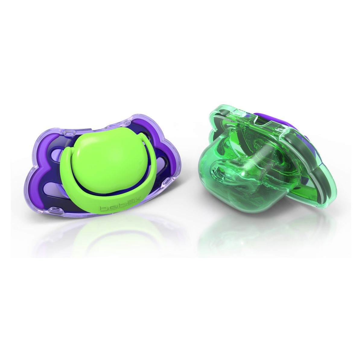 BEBEK - Pack 2 Chupetes - Forma Ortodontica 3-6 M Bebek