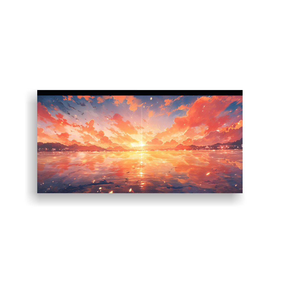 GENERICO - Cuadros Inspiradores De Cielos Al Amanecer Y Al 140x70 Cm