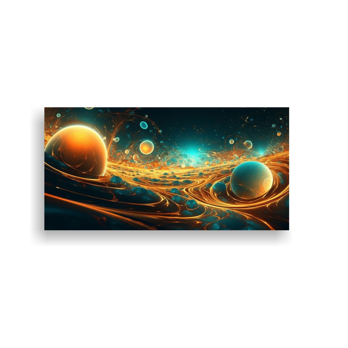 GENERICO - Pinturas Decorativas Estilo Videojuego En Espiral 140x70 Cm