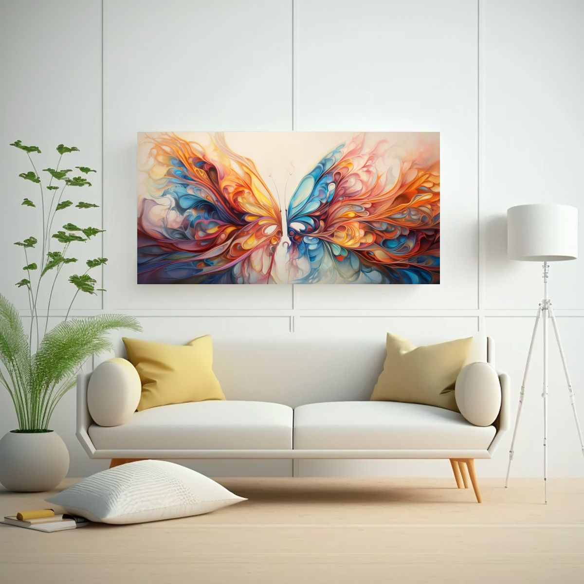 GENERICO - Cuadros Decorativos Con Patrones Abstractos Como 140x70 Cm