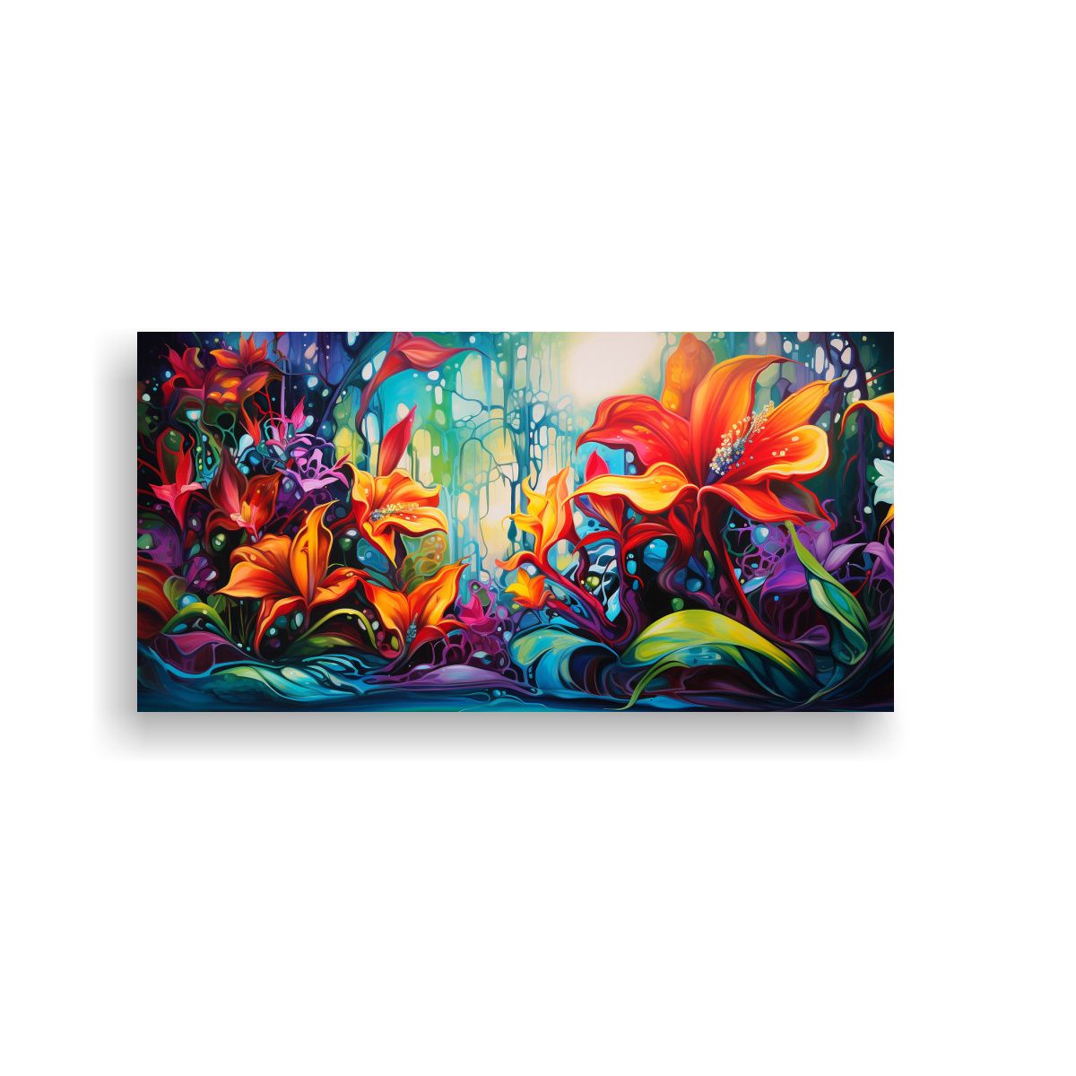 GENERICO - Pinturas Decorativas De Fusión Abstracta 120x60 Cm