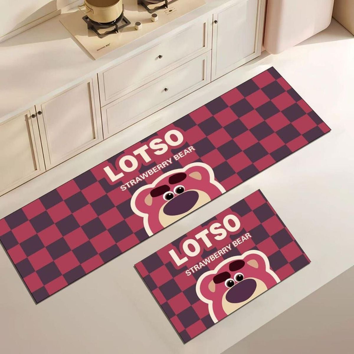 GENERICO - Set 2 Alfombra De Goma Para Cocina Piso Antideslizante - Multicolor