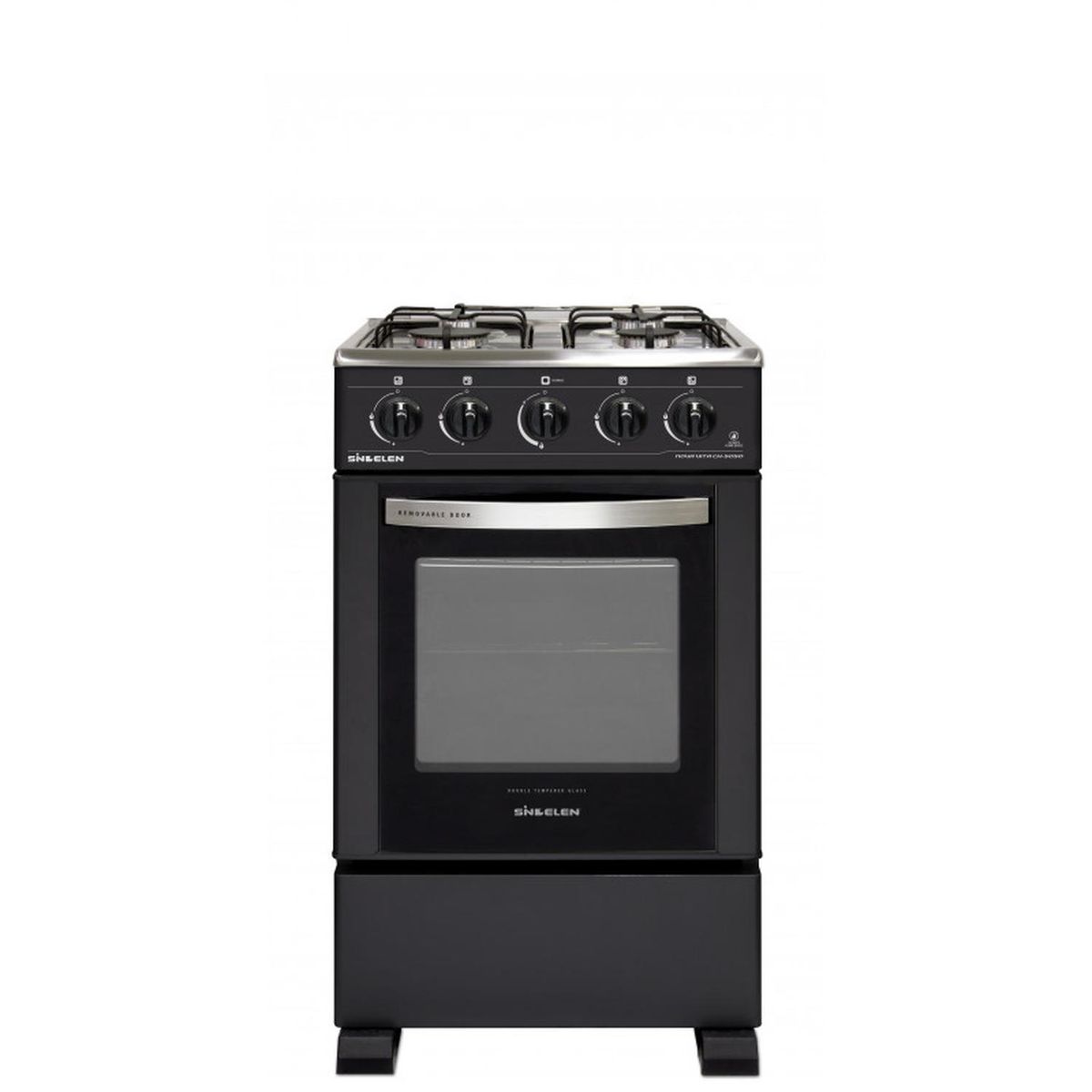 SINDELEN - Cocina a gas Sindelen CH-5050 Negra