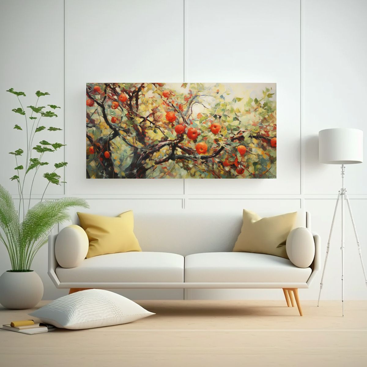 GENERICO - Pintura Abstracta Detallada Estilo Estilo óleo 120x60 Cm