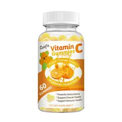 GENERICO - Vitamina C Gummies Acido Ascorbico 1000mg 60 Gomitas Naranja
