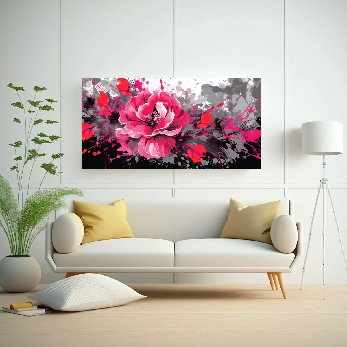 GENERICO - Pinturas Decorativas De Lienzo Moderno Con 120x60 Cm