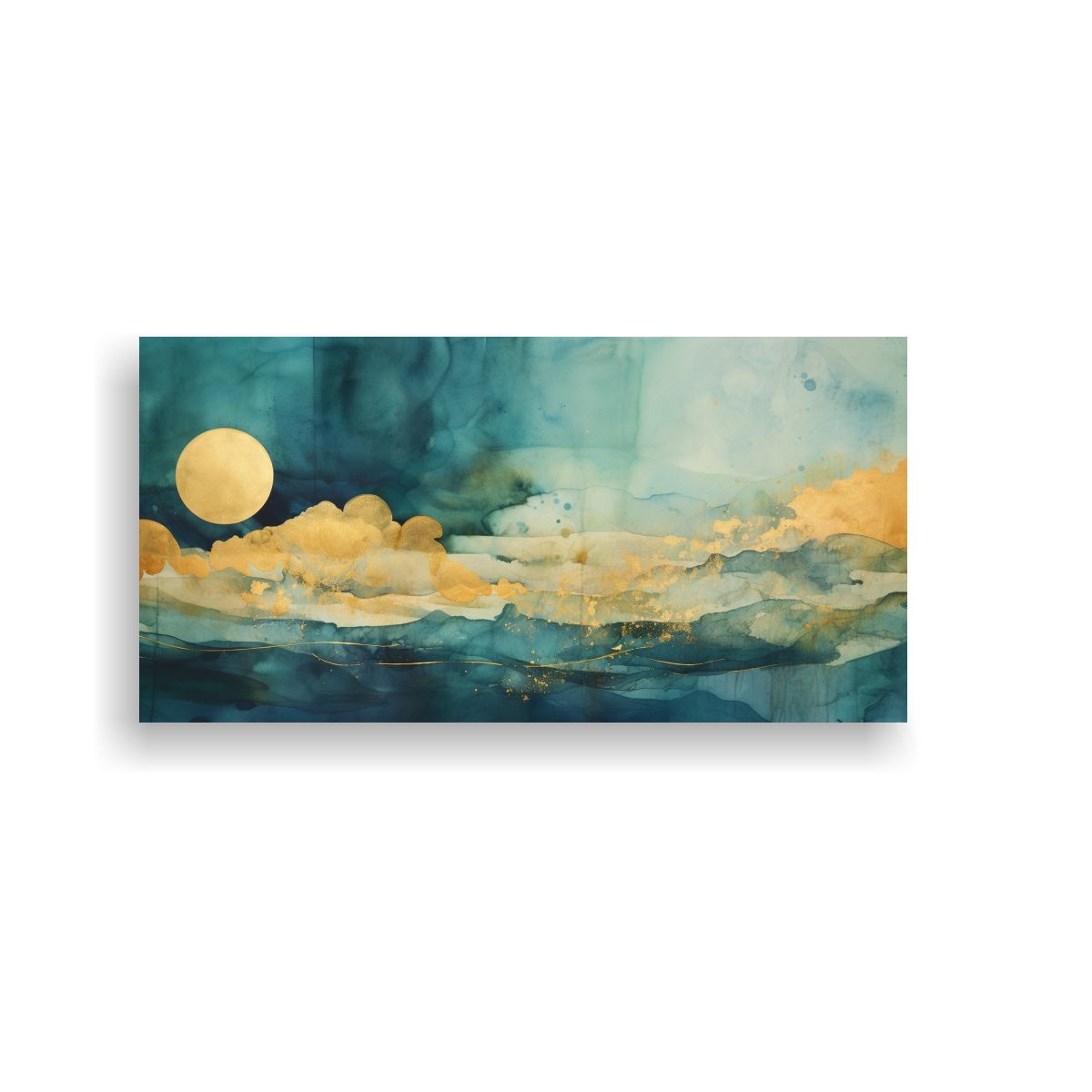 GENERICO - Cuadro Lienzo Inspiración Mágica En Acuarela 140x70 Cm