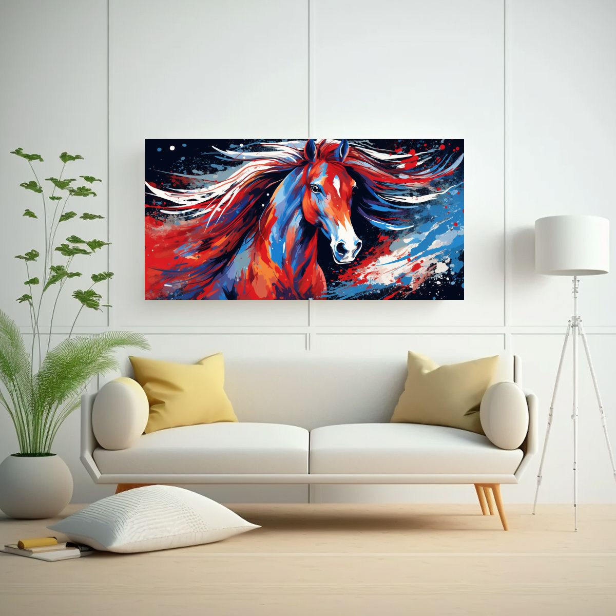 GENERICO - Pinturas Decorativas De Finas Líneas De 120x60 Cm