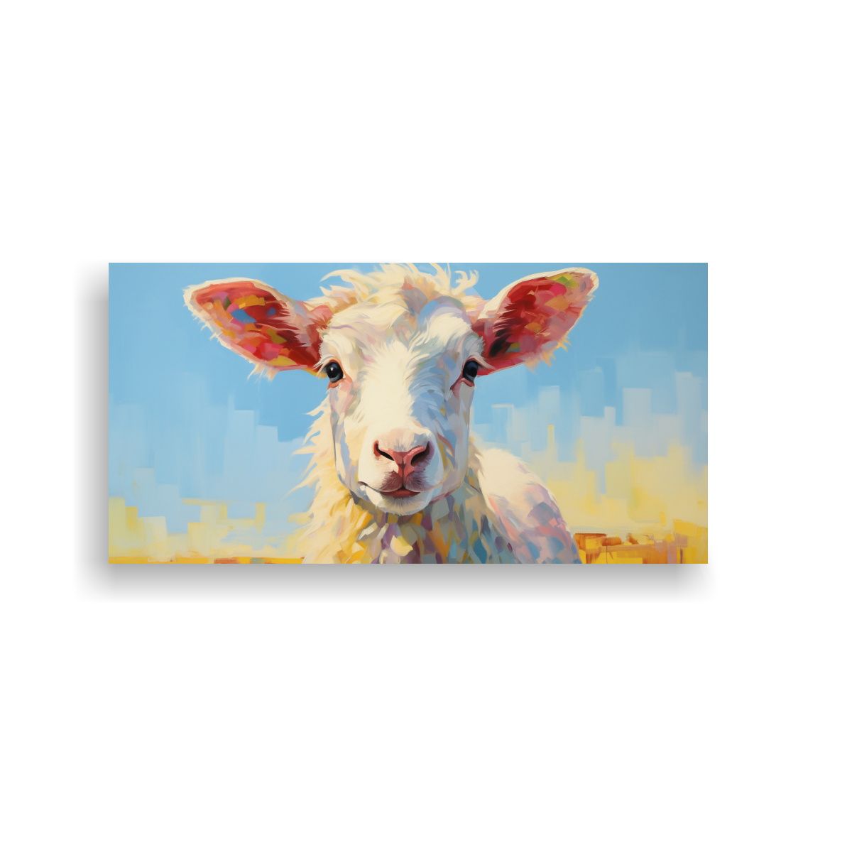 GENERICO - Pintura Al Estilo óleo De Estilo Adorable De 140x70 Cm
