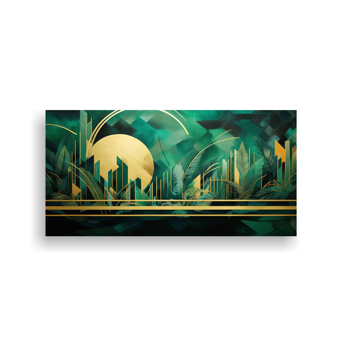 GENERICO - Pinturas Decorativas Fusionan Arte Deco Y 140x70 Cm.