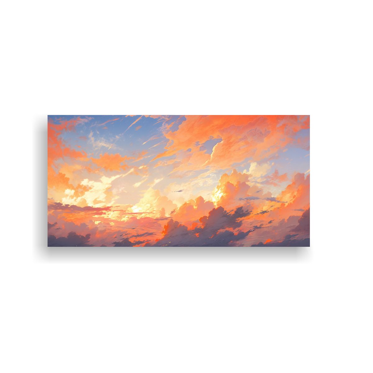 GENERICO - Pintura Abstracta De Composición Expresiva En El 140x70 Cm