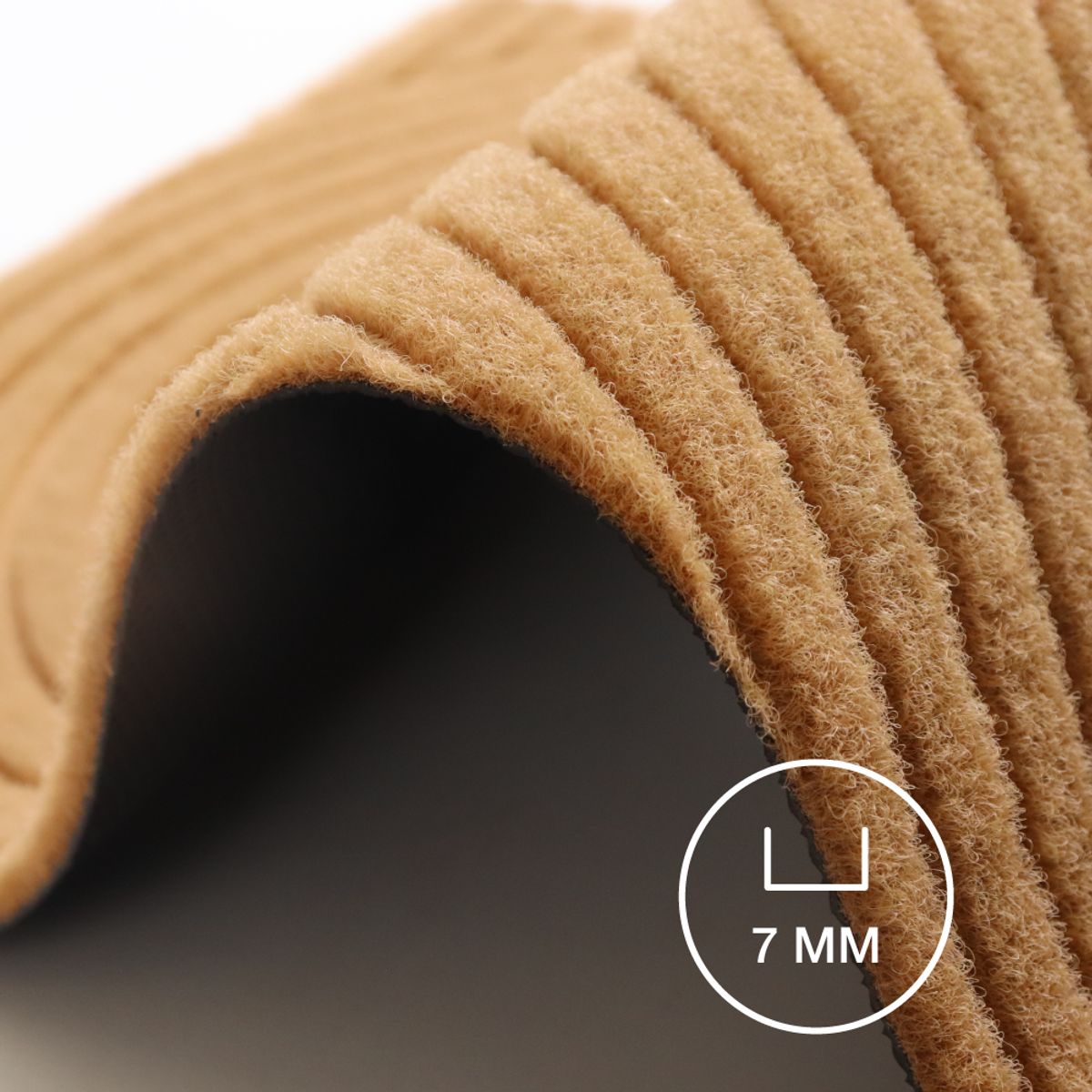 HOME LOGICS - Limpiapiés Choapino Alfombra Tapete 45x75 Cm Café