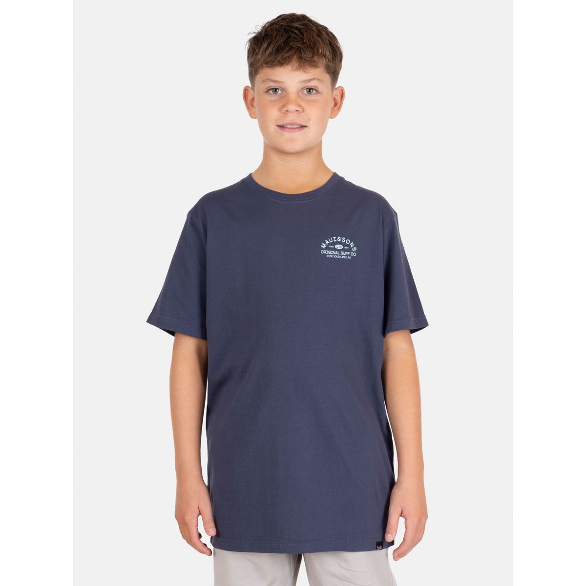 MAUI AND SONS - Polera MC Surfesia Azul Infantil Maui And Sons - Azul