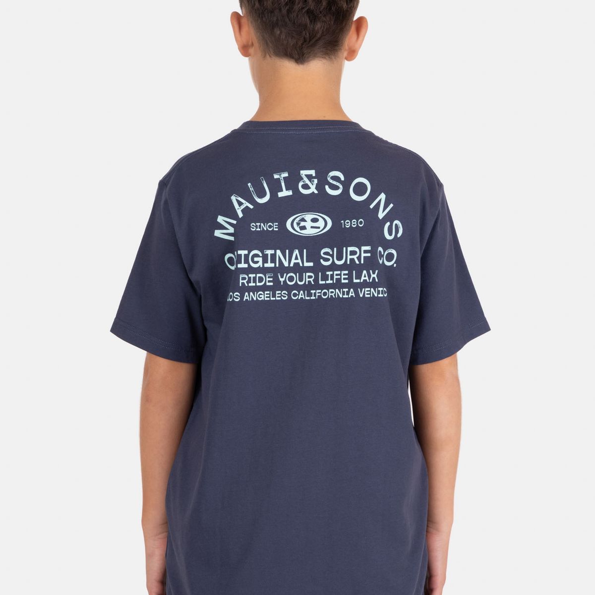 MAUI AND SONS - Polera MC Surfesia Azul Infantil Maui And Sons - Azul