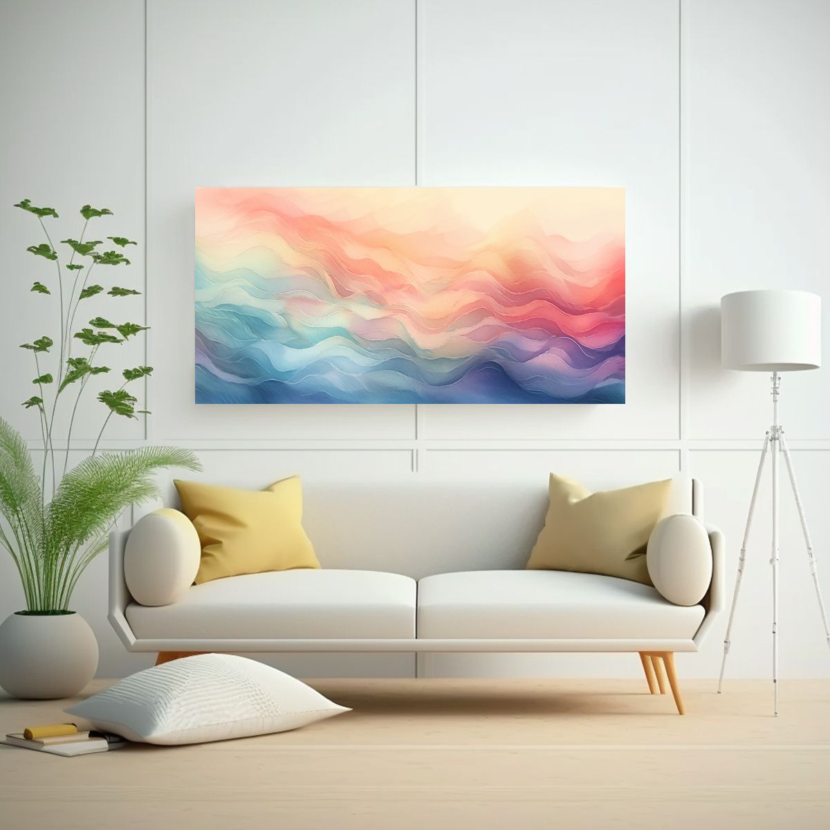 GENERICO - Cuadro En Bastidor Exposición Fantasía 140x70 Cm