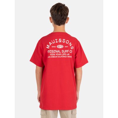 Imagen 2 del producto Polera MC Surfesia Rojo Infantil - Rojo