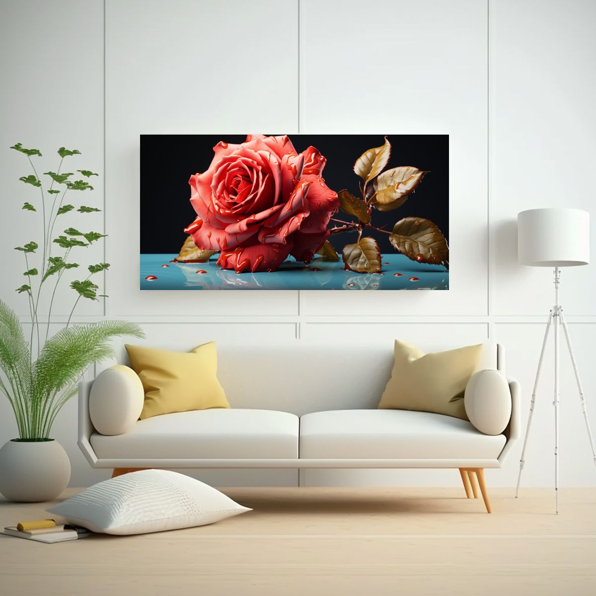 GENERICO - Pinturas Decorativas Estilo Pop Art Con Patrón 140x70 Cm