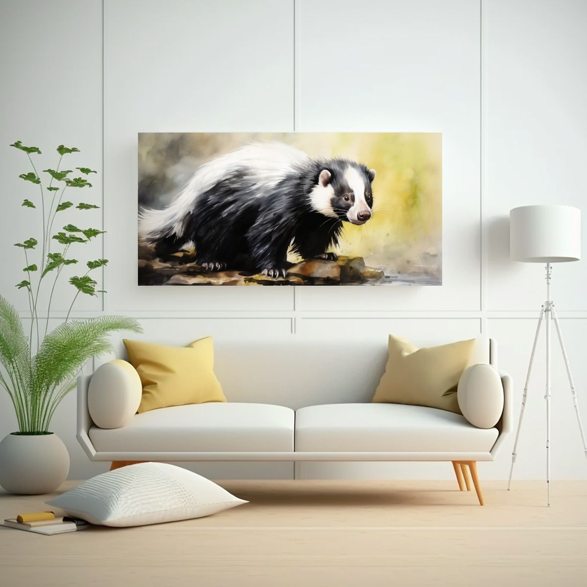 GENERICO - Tela En Bastidor Inspiracion Fantasia Pintura 140x70 Cm