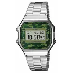 CASIO - RELOJ A168WEC-3ADF HOMBRE DIGITAL CAMUFLAJE ILUMINATOR