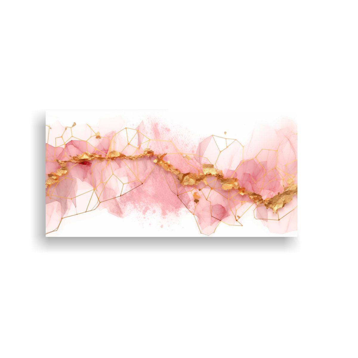 GENERICO - Cuadro Abstracto Venta Bastidor Madera Colores 120x60 Cm