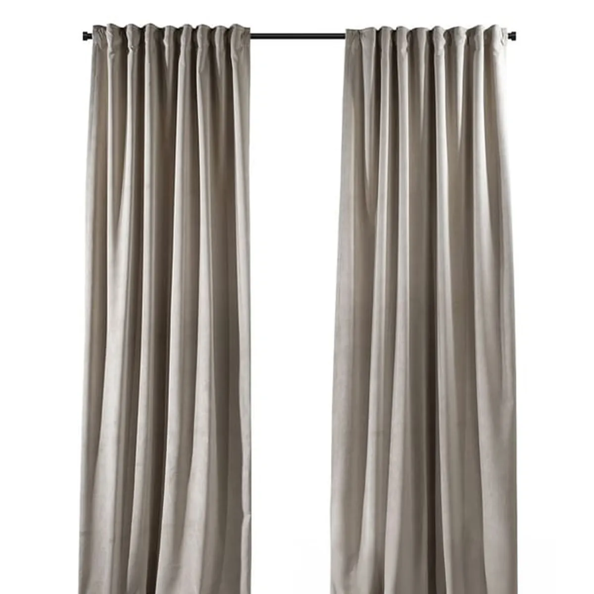 BLAIR HOME - Cortina 100% Blackout Engomado Térmico Lino Beige 145x250 Cm Kiosclub