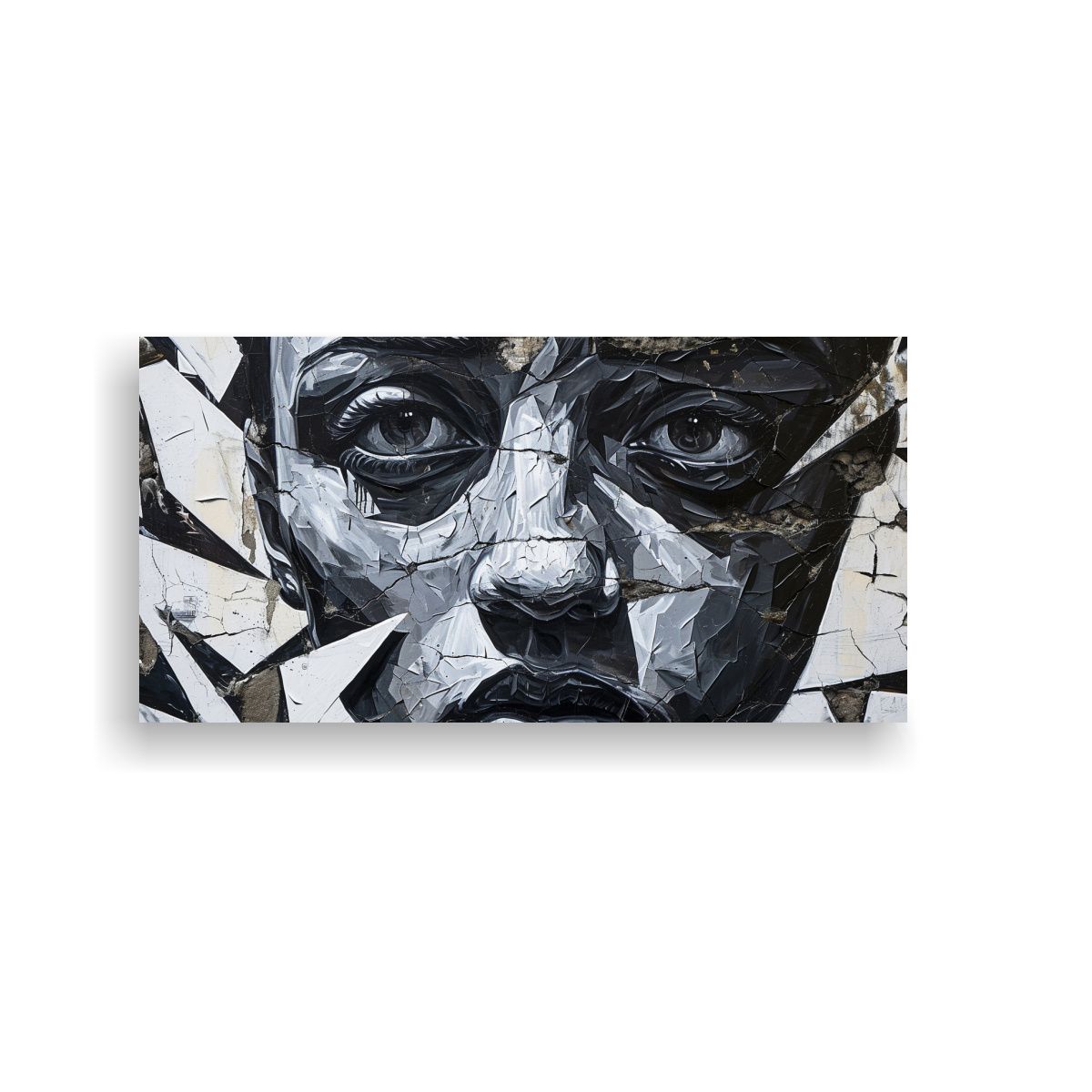 GENERICO - Cuadros Abstractos De Retratos Por Alexei 120x60 Cm.